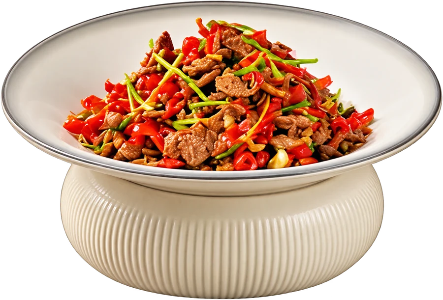 小炒黄牛肉